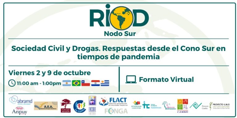 «Respuestas de la sociedad civil en el Cono Sur ante el contexto de pandemia. Realidades del tema drogas»
