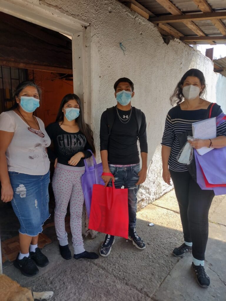 LA CALETA INICIA SU TRABAJO EN SAN JOAQUIN Y LA GRANJA